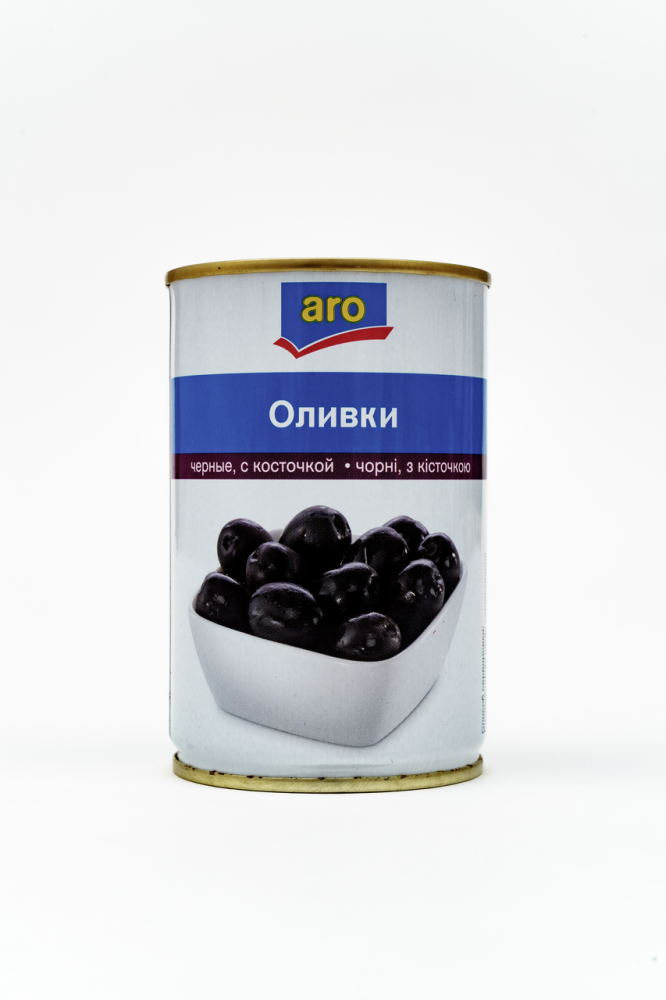 Маслины ARO с косточкой, 300 г