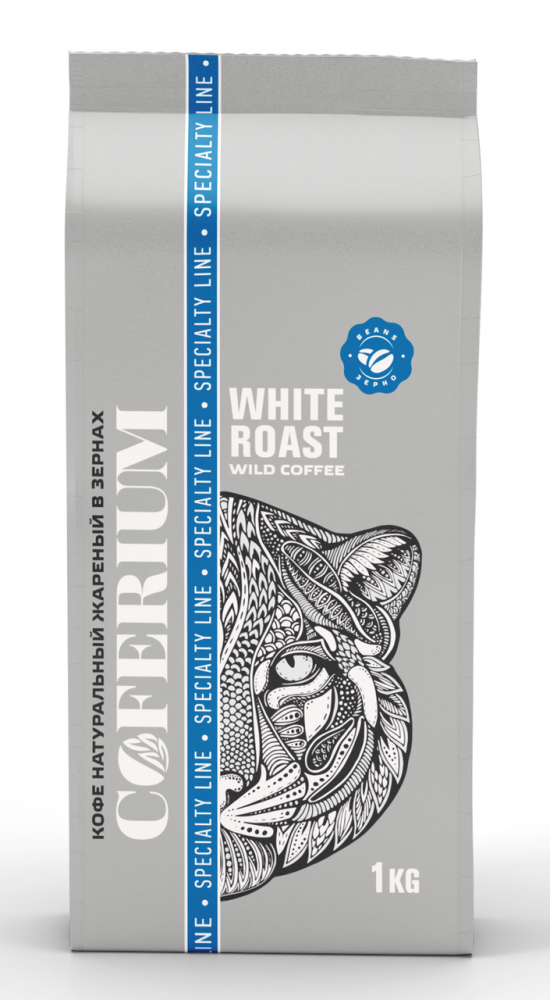 Кофе Coferium White roast в зернах, 1кг