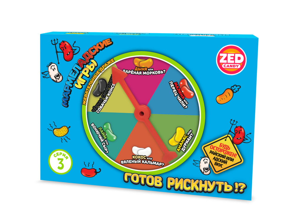 Игры мармеладские Zed candy набор, 120г