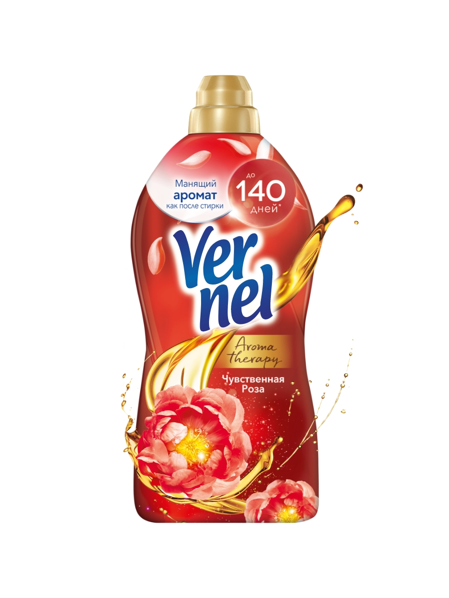 Кондиционер для белья Vernel чувственная роза, 1740мл
