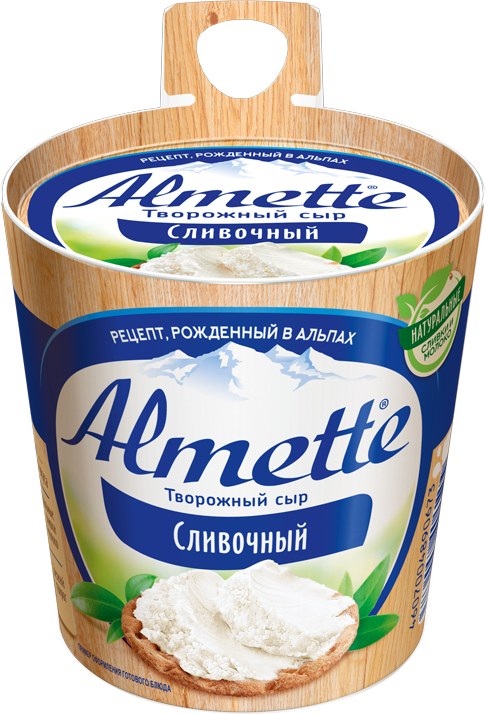 Сыр творожный Almette сливочный 60%, 150г Сыр творожный Almette сливочный 60%, 150г