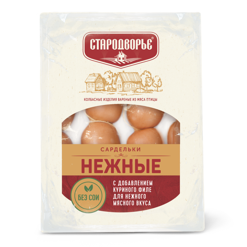 Сардельки Стародворье Нежные ~1,4 кг