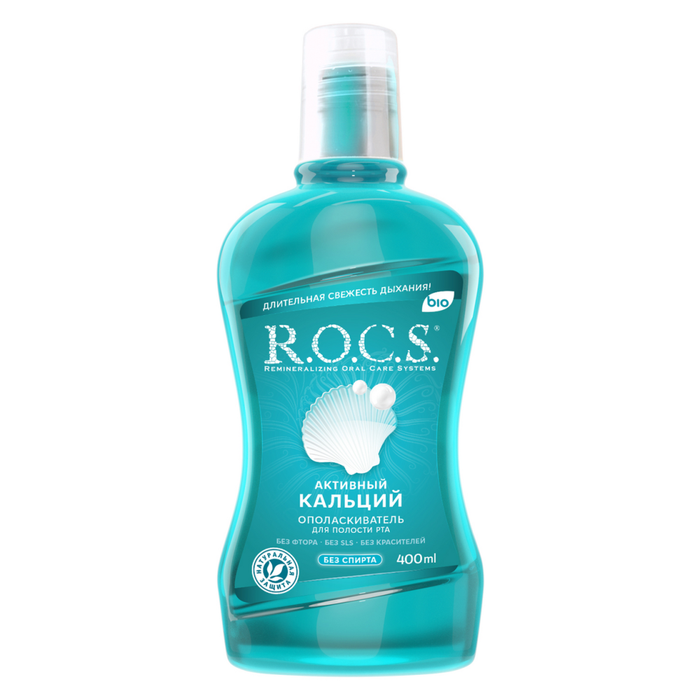 Ополаскиватель для рта R.O.C.S. Активный Кальций 400 мл