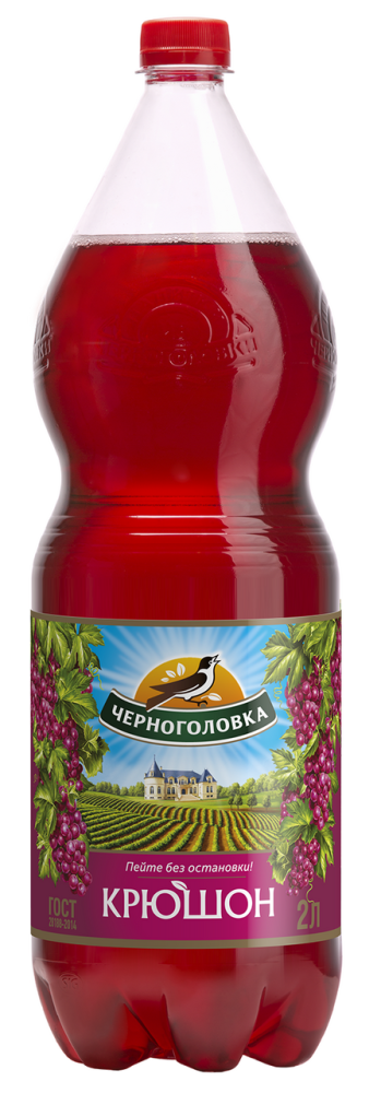 Напиток Черноголовка Крюшон сильногазированный 2л