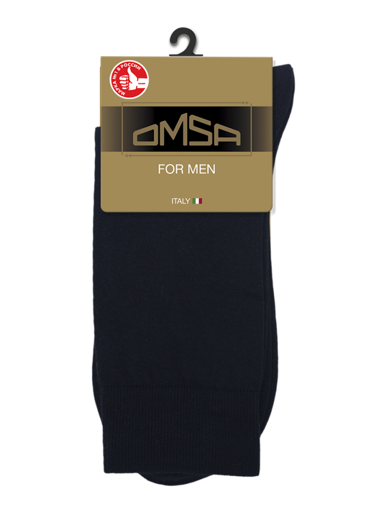 Носки мужские Omsa Classic 203 хлопок черные р 39-41