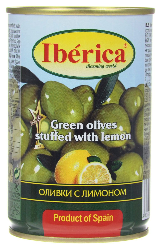 Оливки Iberica с лимоном 300 г