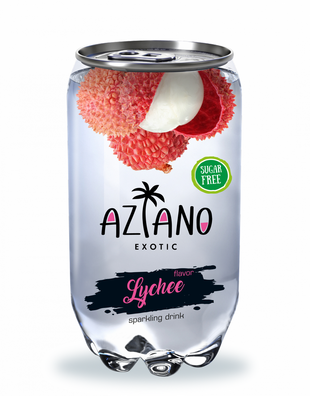 Напиток Aziano Личи газированный, 350мл