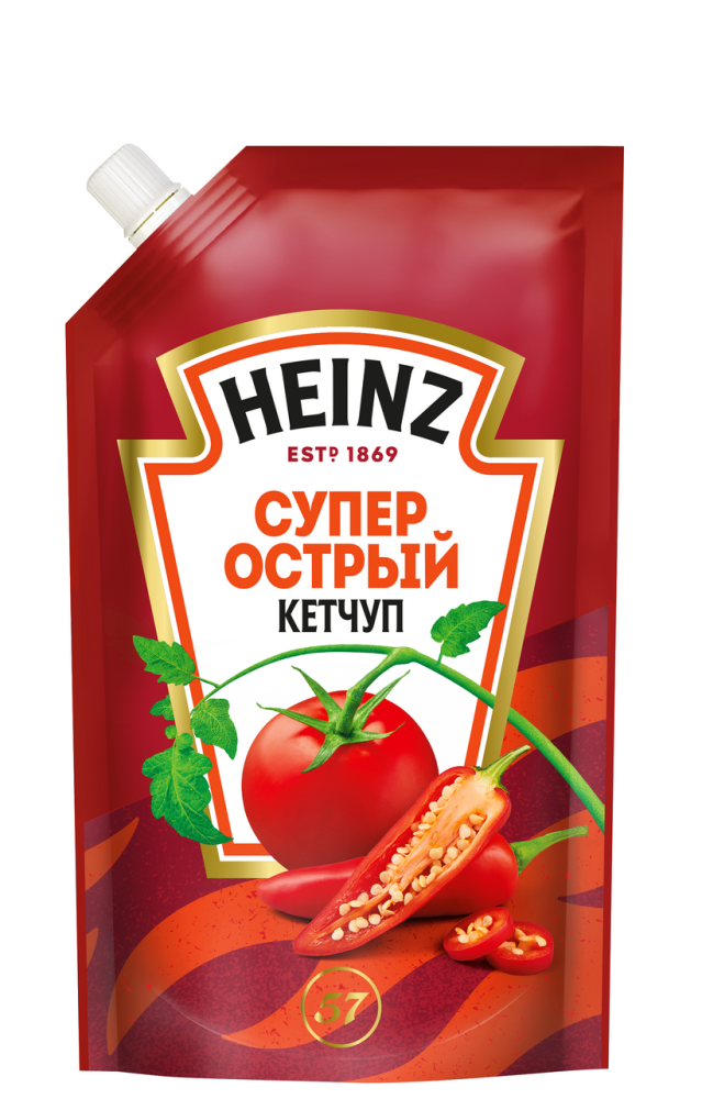 Кетчуп Heinz Супер острый, 320г