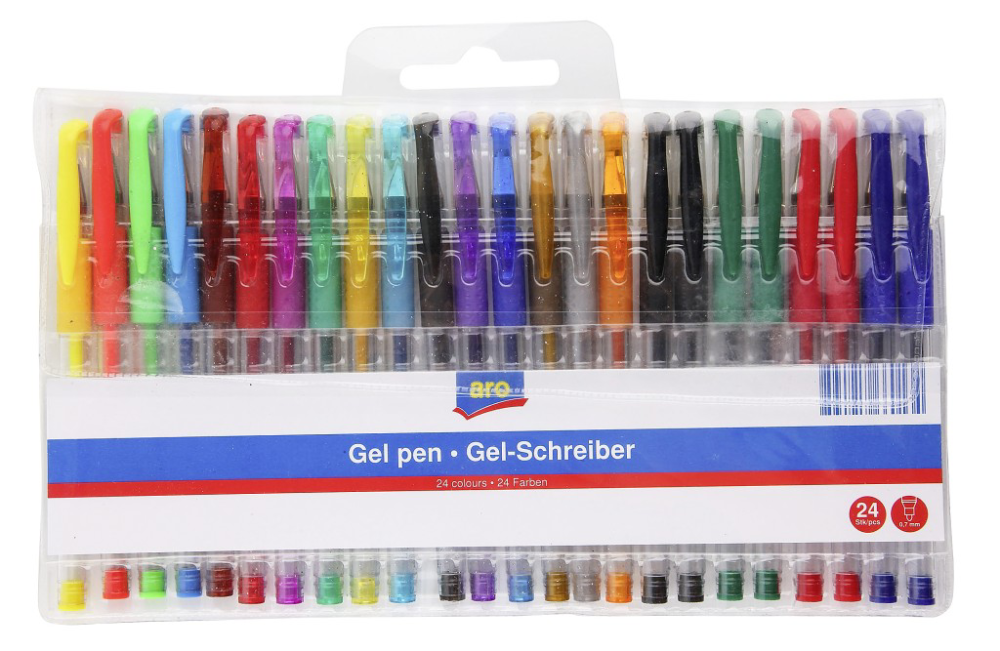 Набор гелевых ручек ARO 24 цв