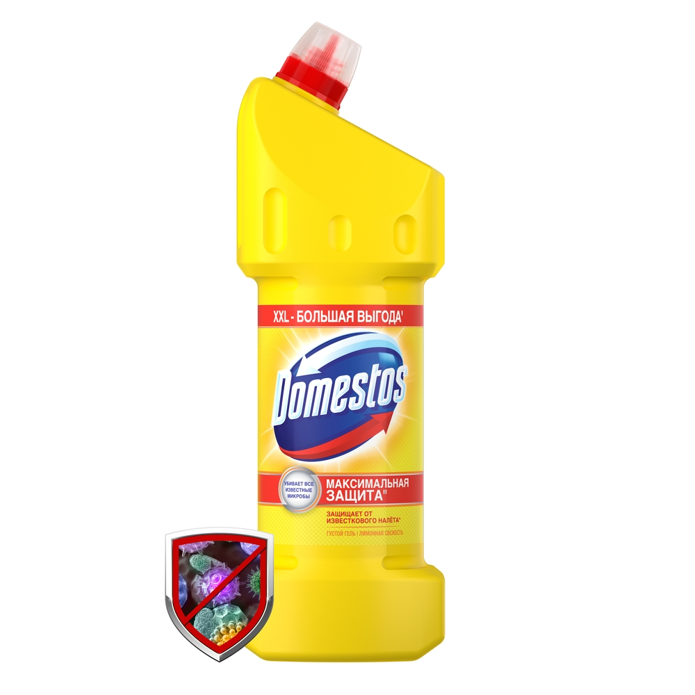 Средство чистящее для унитаза Domestos Лимонная свежесть 1.5 л