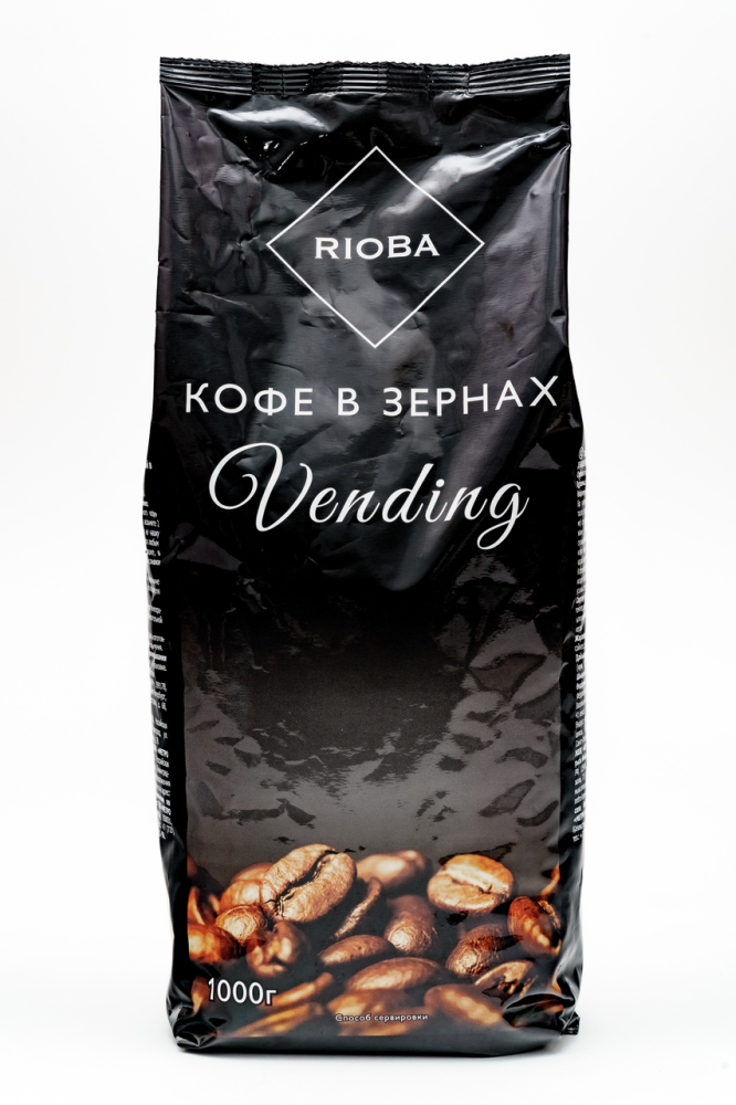 Кофе RIOBA Vending натуральный жареный в зернах, 1 кг купить недорого с ...