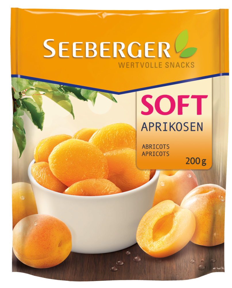Абрикосы Seeberger мягкие 200г