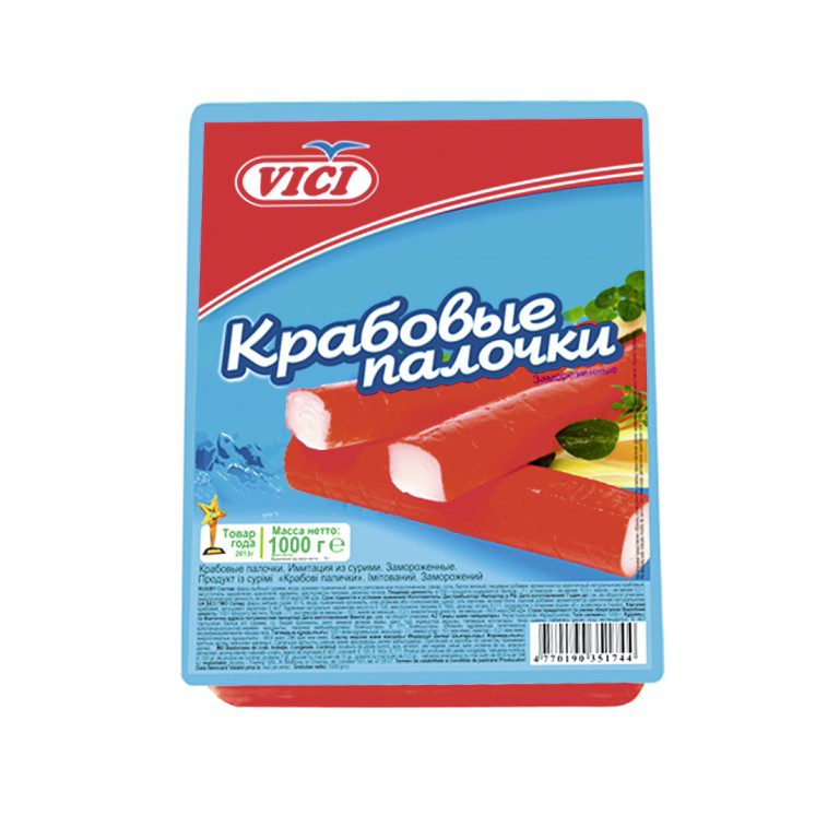 Крабовые палочки Vici замороженные 200г