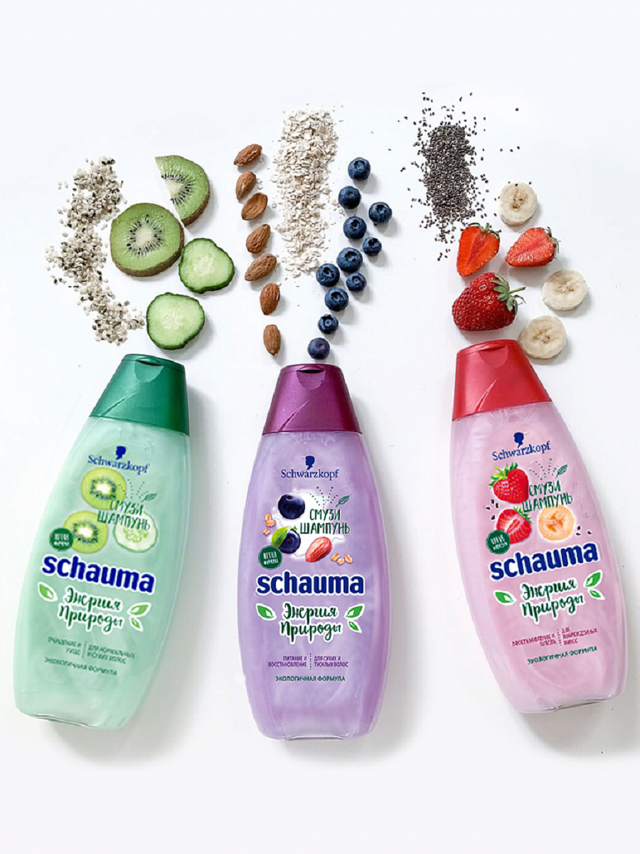 Шампунь Schauma Клубника и Банан 0,4л