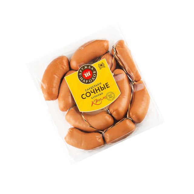 Сардельки куриные Сочные Дружба Народов, ~1,2кг