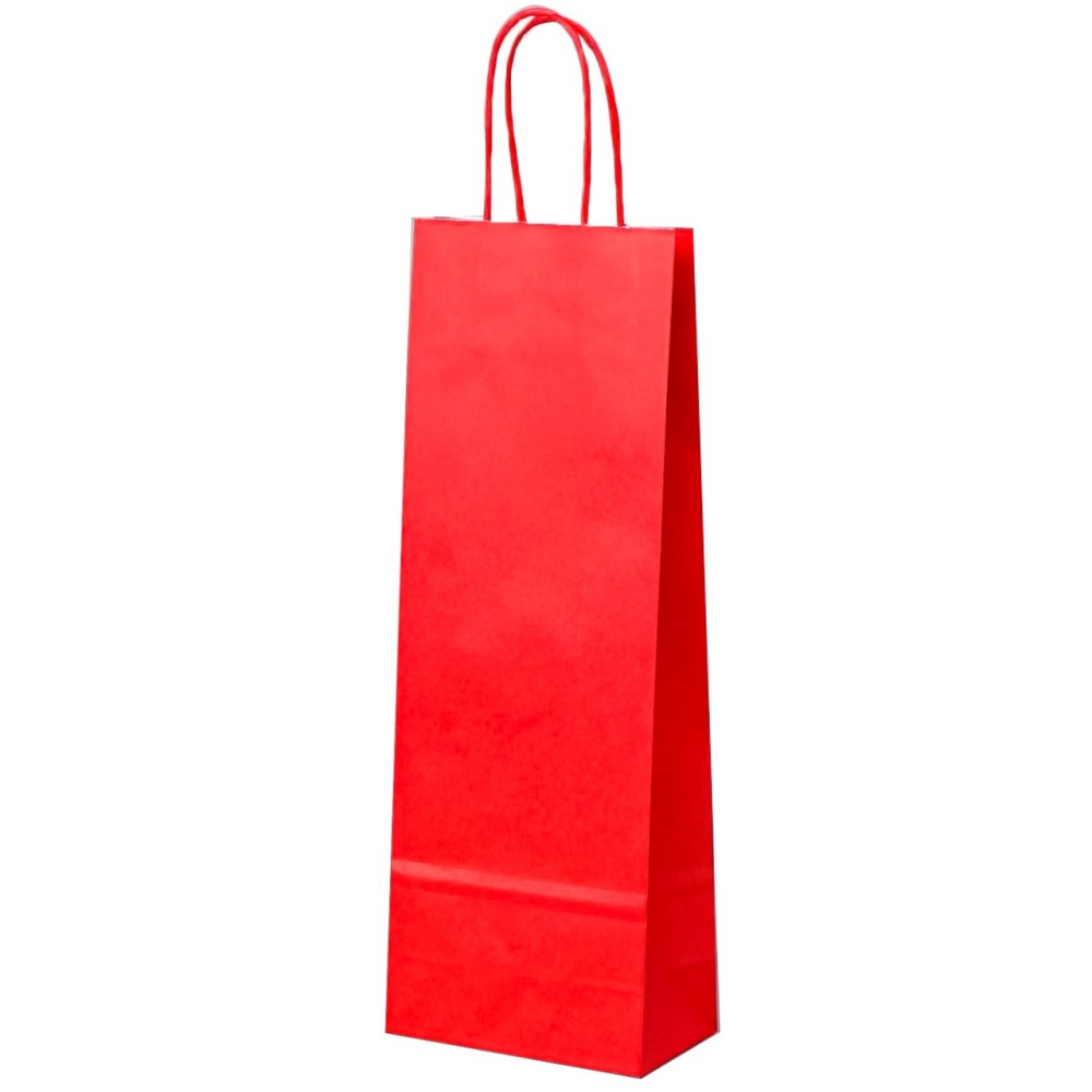 Сумка Eco-Logo под бутылку бордовая 14 х 33 х 8 см