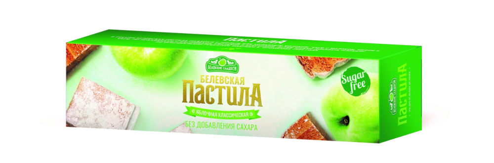Пастила Белевские сладости яблочная без сахара, 100г