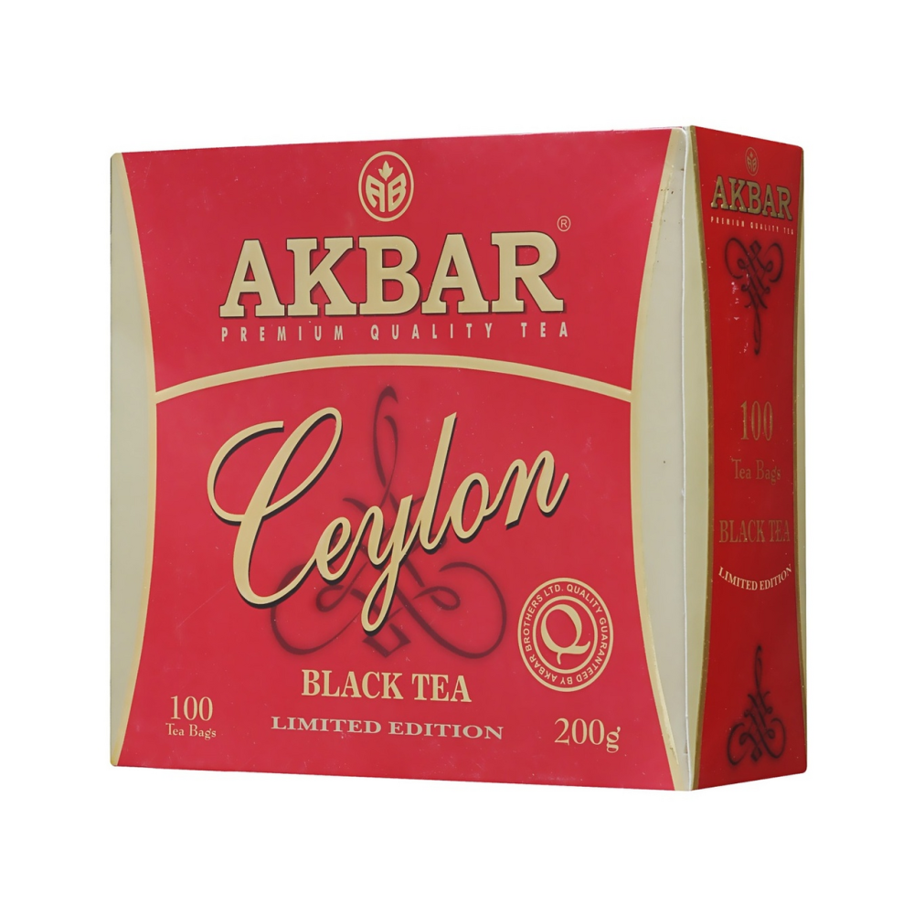 Чай черный Akbar ceylon в пакетиках 2 г х 100 шт