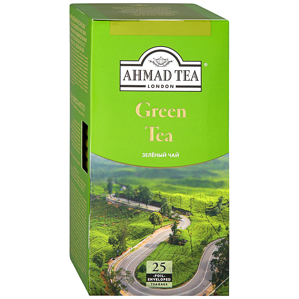 Чай Ahmad Tea зеленый 25пак*2г