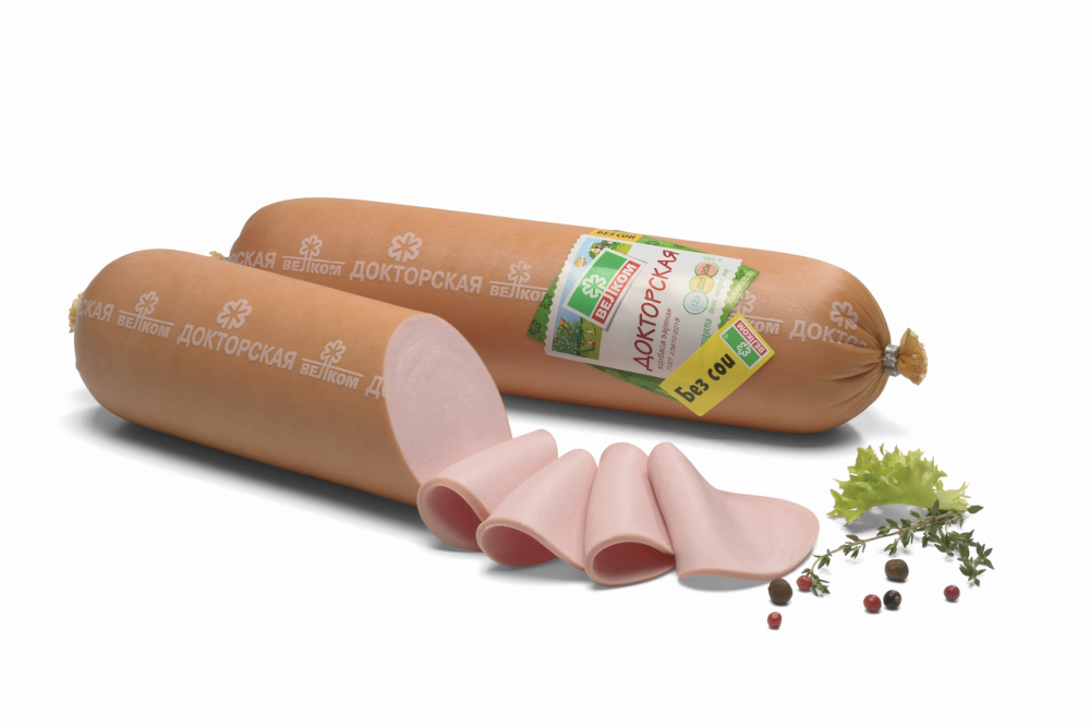 Колбаса Велком Докторская вареная ~890 г