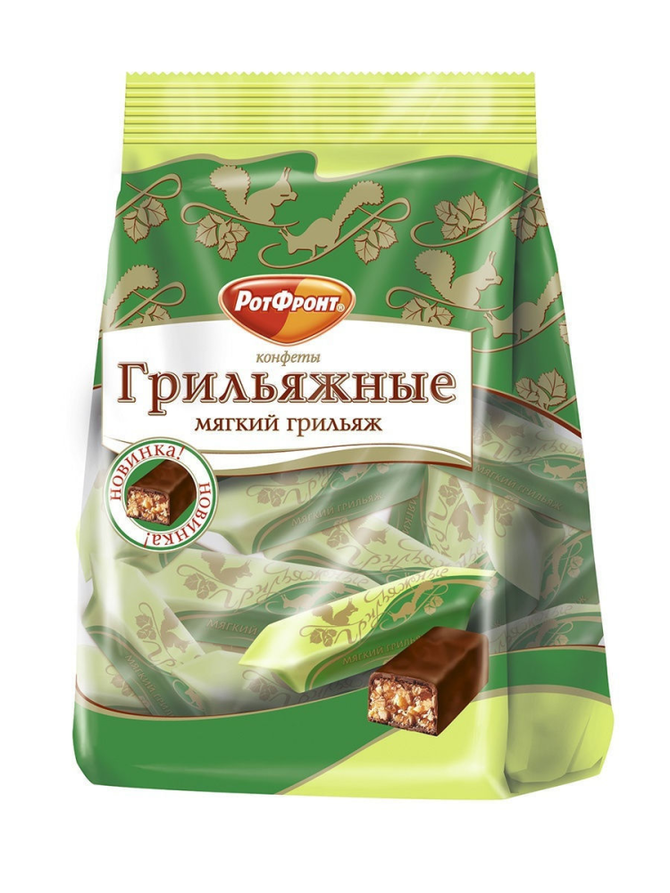 Конфеты Рот Фронт Мягкий грильяж, 200г