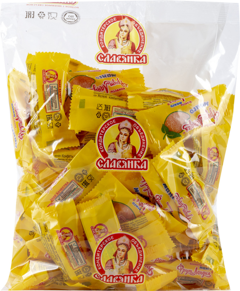 Конфеты Славянка Фрутландия со вкусом манго, 1кг
