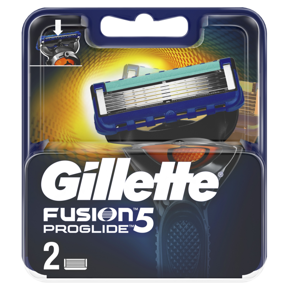 Кассеты сменные Gillette Fusion Proglide для бритвенного станка 2шт