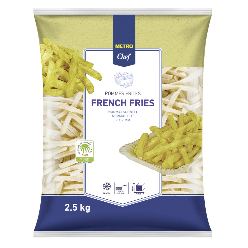 Картофель фри METRO CHEF 9мм, 2,5 кг