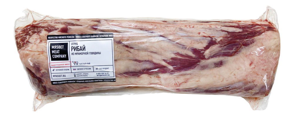 Рибай говяжий Myasoet Meat Company охлажденный, 3.5кг