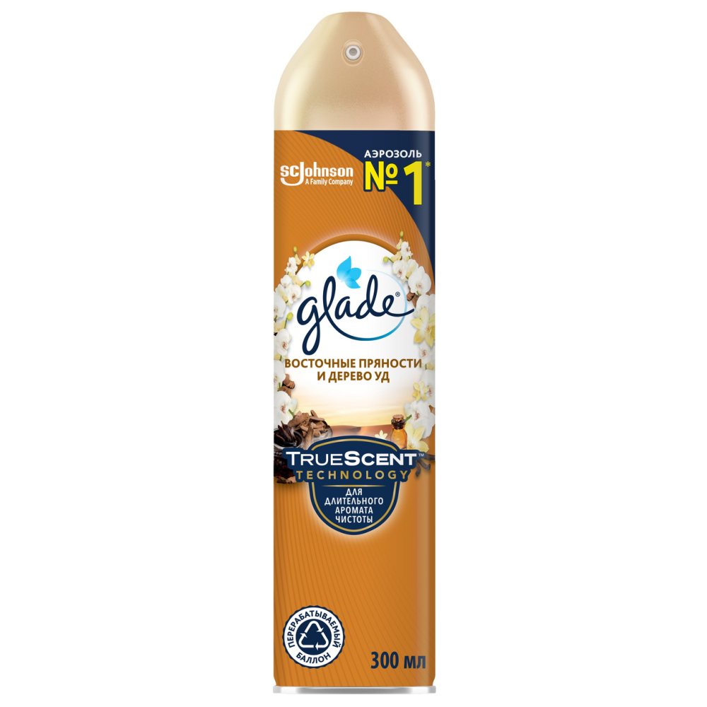 Освежитель воздуха Glade Восточные пряности и дерево уд 300 мл