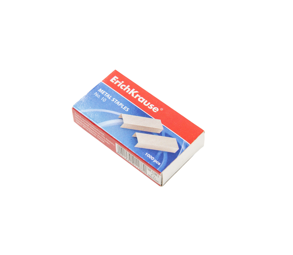 Скобы для степлера Erich Krause № 10 1000 шт/пач