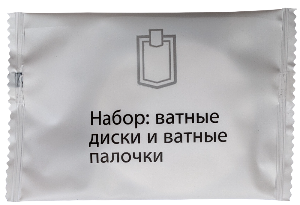 Набор METRO PROFESSIONAL Ватные диски + палочки, 50 шт