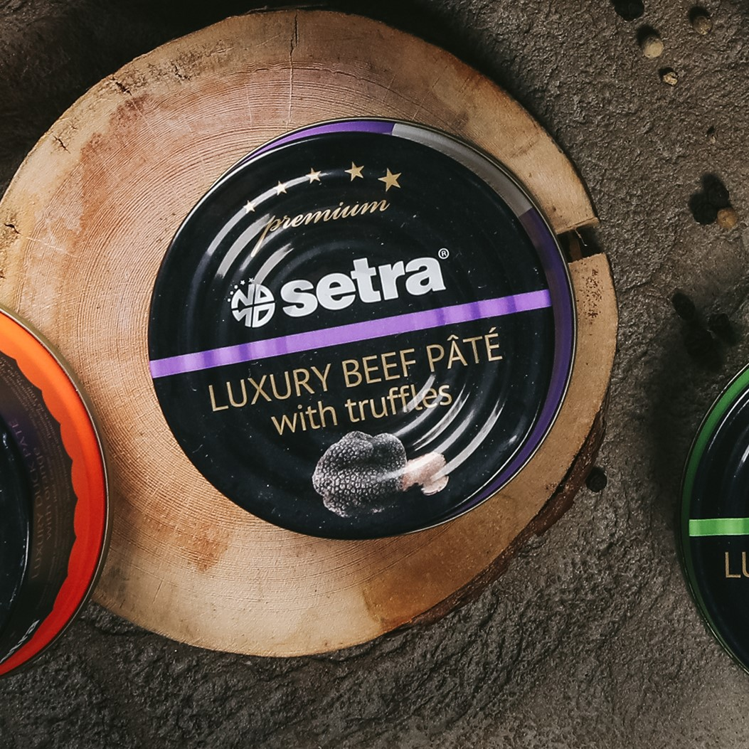 Паштет Setra говяжий с трюфелем, 100г
