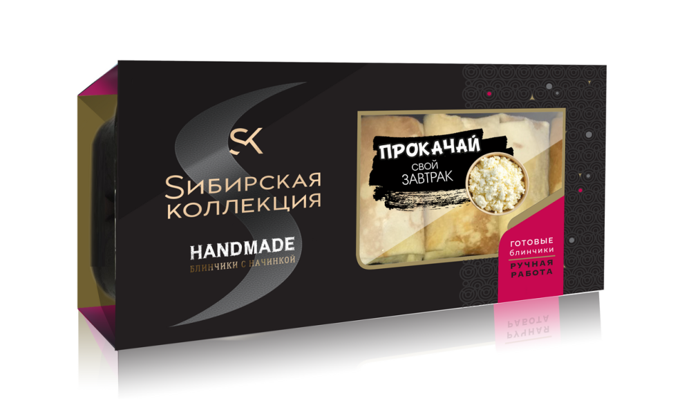 Блины Сибирская коллекция с творогом замороженные 400 г