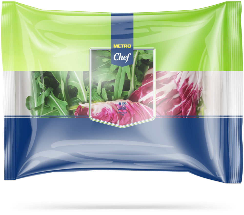 Салатная смесь Metro Chef Руккола-Радичио 125 г