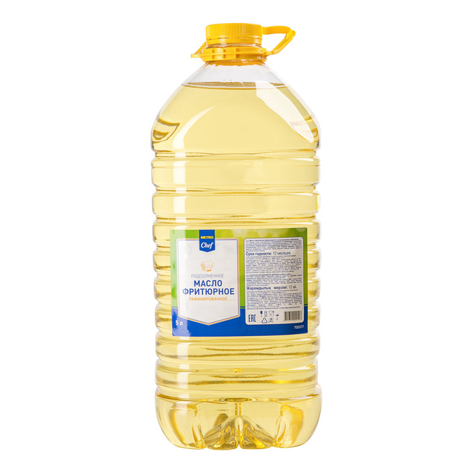 Масло подсолнечное METRO CHEF Фритюрное, 5 л
