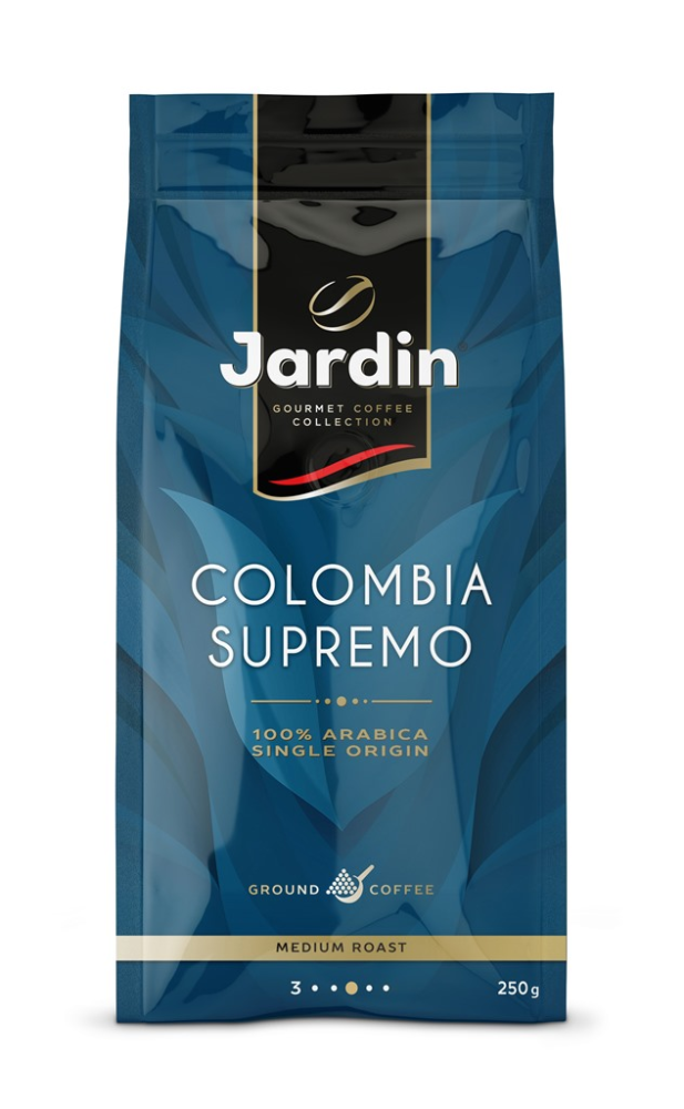 Кофе Jardin Columbia Supremo молотый, 250г