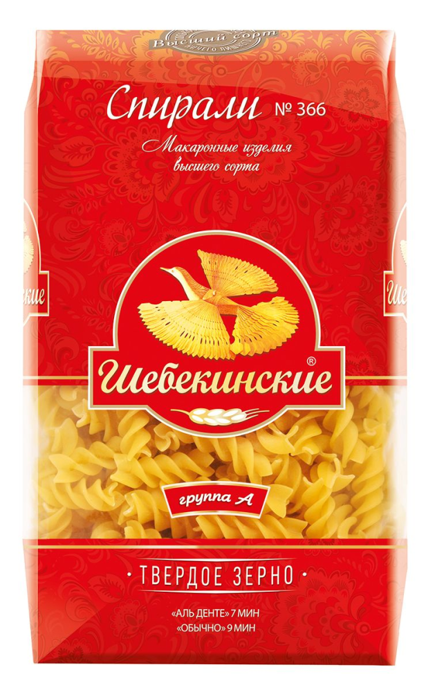Макаронные изделия Шебекинские Спирали 450г