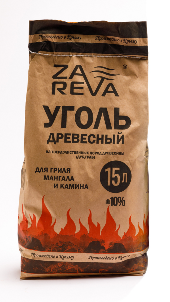 Уголь Zareva древесный, 15л