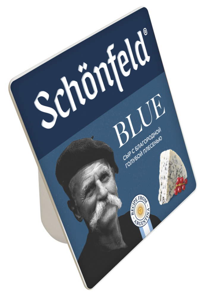 Сыр мягкий Schonfeld Blue с благородной голубой плесенью 54% 100 г