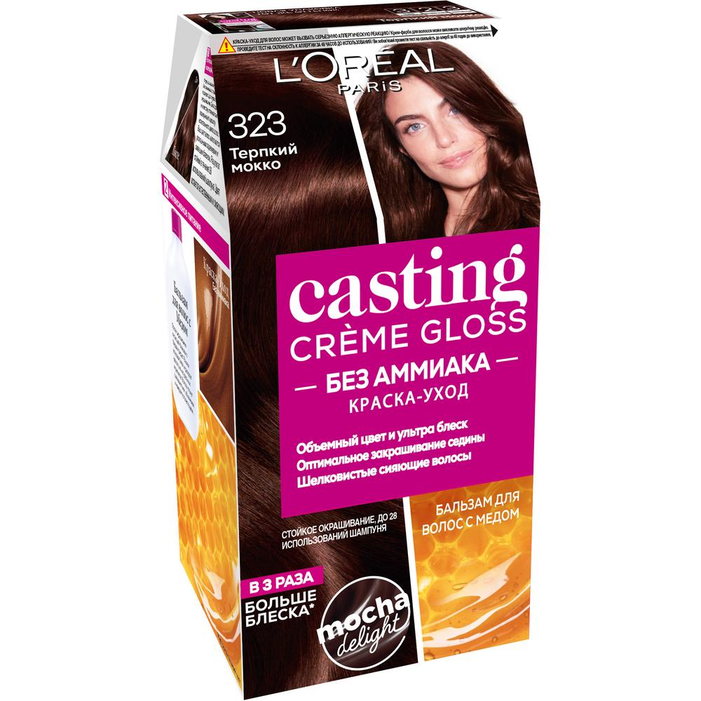 Краска для волос L'Oreal Casting Creme Gloss 323 Черный шоколад