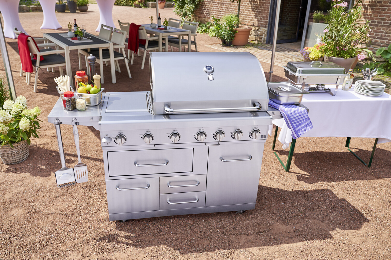 METRO PROFESSIONAL Гриль газовый Делюкс 6 горелок