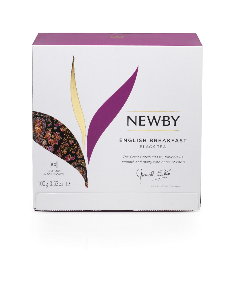 Чай черный Newby English Breakfast в пакетиках 2 г 50 шт