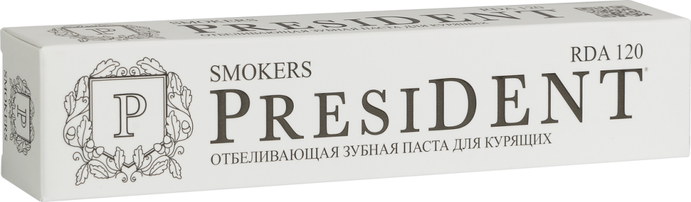 Зубная паста President Smokers 75мл