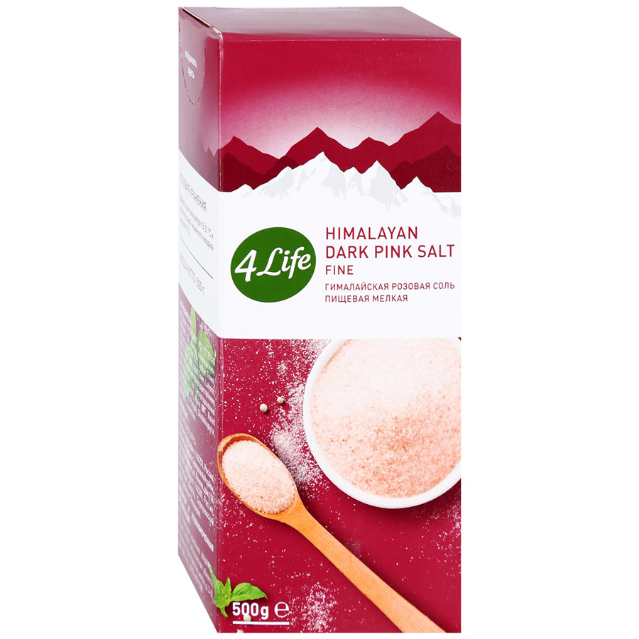Соль 4Life гималайская розовая мелкая 500г