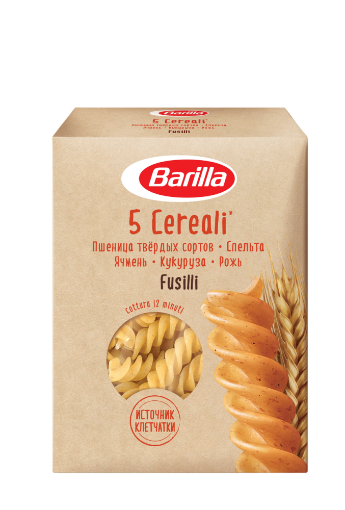 Макаронные изделия Barilla Fusilli 5 Злаков, 450г