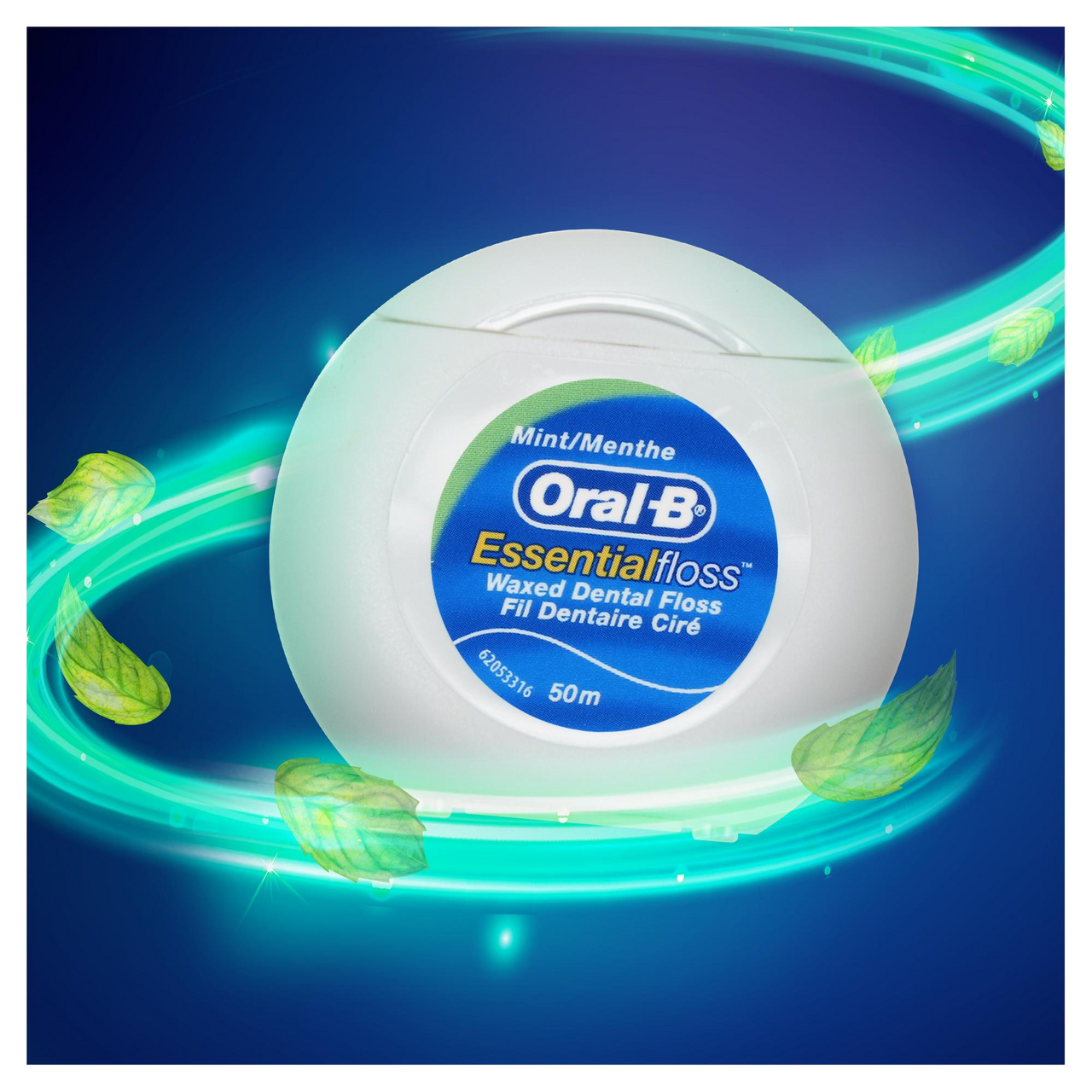 Зубная нить Oral-B Essential Floss Waxed Mint 50 м