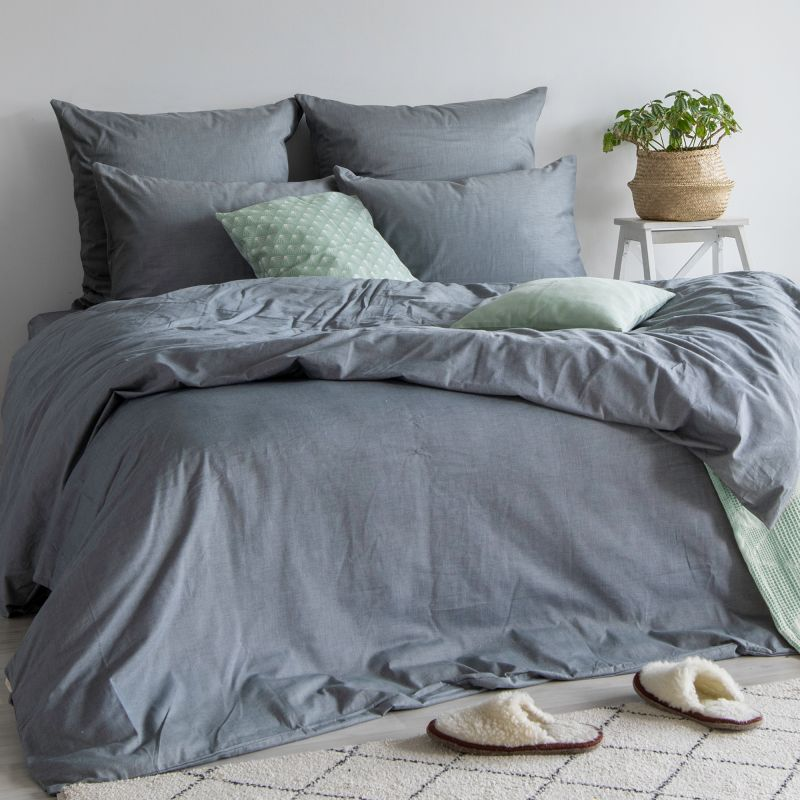 Пододеяльник Verossa Melange Indigo, 200 х 220см