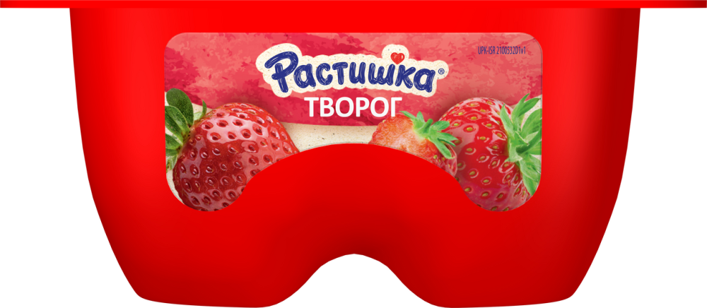 Творог Растишка Клубника 3,5%, 100г