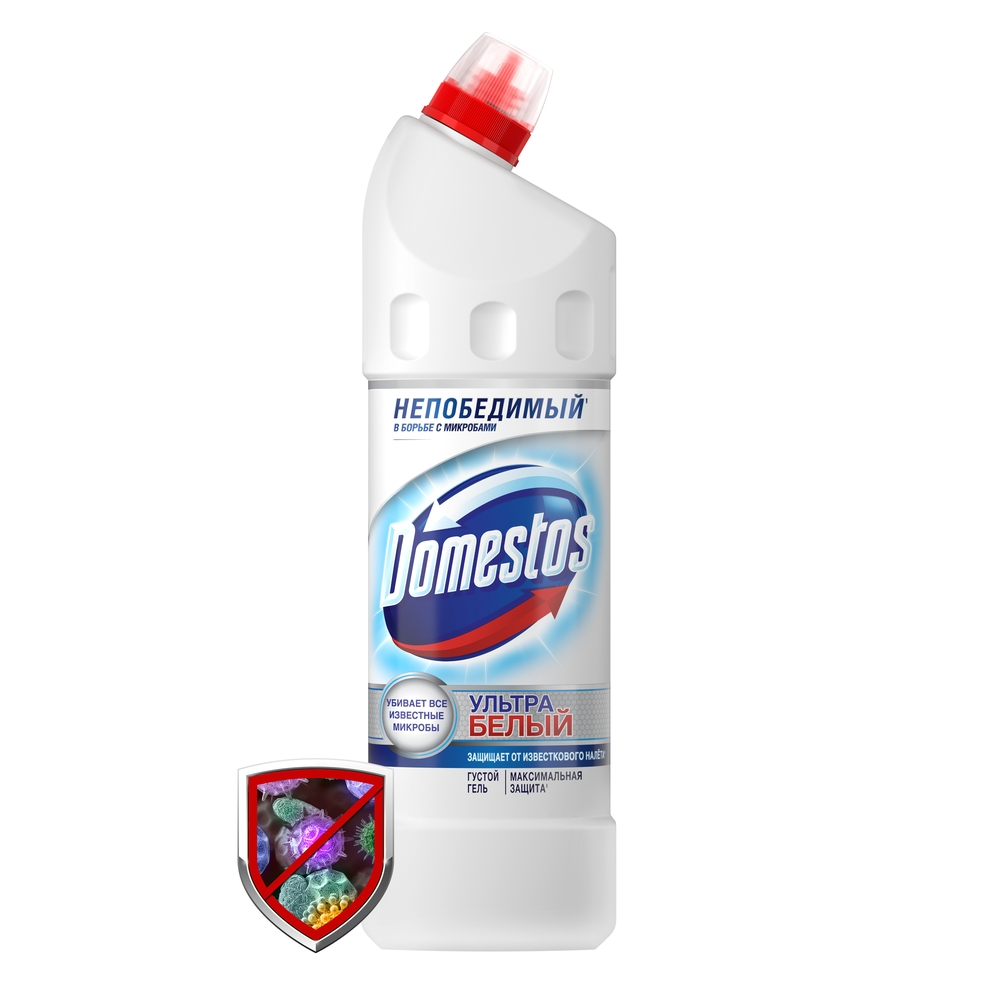 Средство чистящее для унитаза Domestos Эксперт сила 7 Ультра белый 1 л